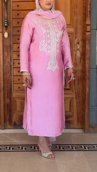 PINK EMBELLISHED OUTFIT